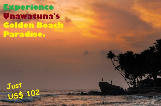Experience Unawatuna Golden Beach Paradise.