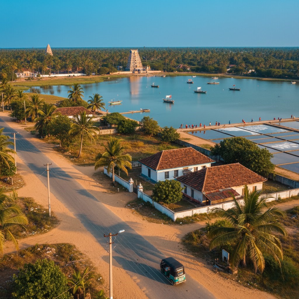 Village view in Nothern Province Sri Lanka